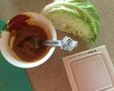 ご飯がすすむ！納豆キャベツの甘味噌炒め丼作り方1写真