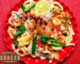 超やみつき背徳うどん🇸🇬爆速ホッケンミー④🦐福建麺作り方6写真