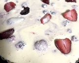 ミックスベリーの簡単ベイクドチーズケーキ作り方7写真
