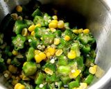 オクラとコーンの♡麺つゆたっぷりがけ作り方6写真