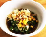 オクラとコーンの♡麺つゆたっぷりがけ作り方7写真