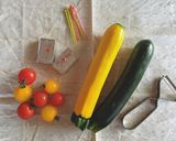 ピーラーで簡単！夏野菜ピンチョス作り方1写真