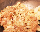 鶏胸肉と玉ねぎの唐揚げ風味の落とし焼き♪作り方2写真