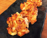 鶏胸肉と玉ねぎの唐揚げ風味の落とし焼き♪作り方4写真