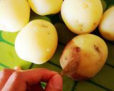 じゃがいものバジルソース焼き作り方1写真