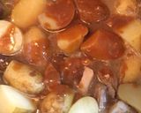 簡単豚バラと茄子じゃが芋の味噌煮込み作り方11写真