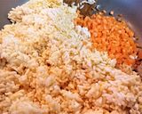 【納豆とレタスのガーリックチャーハン】作り方6写真