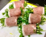 豚ロース豆苗巻き・冷やし塩酢ダレかけ作り方8写真