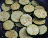 フライパンで簡単♪ズッキーニのみそ梅酒味作り方3写真