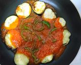 夏野菜のチリソースパスタとチキンステーキ作り方4写真