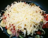 ＊フライパン１つで！夏野菜のチーズ焼き＊作り方2写真