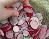 葉つきラディッシュの酢漬け作り方3写真