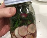 葉つきラディッシュの酢漬け作り方4写真