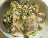 豚肉と青梗菜のシチュー炒め作り方11写真