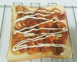 缶詰めで簡単!照り焼きトースト♪作り方3写真