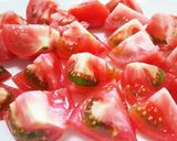 簡単常備菜②トマト×かんたん酢作り方1写真