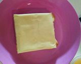 絶妙な味♡チーズとハチミツ食パン♡作り方1写真