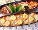 煮豚、豆腐グラタン弁当　６月弁当作り方2写真