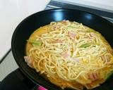 余ったパスタ スパゲッティ ガレット作り方1写真