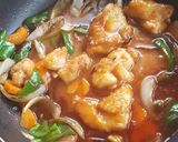 揚げない酢鶏作り方12写真