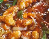 揚げない酢鶏作り方13写真