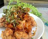 簡単黄金比の甘酢ダレ！甘酢ダレ鶏から揚げ作り方5写真