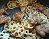 豚肉とレンコンの簡単こっくり炒め作り方5写真