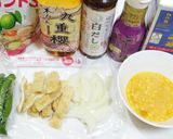 うちの☆なめ茸と天かすで❤️極ふわ❤️卵とじ作り方1写真