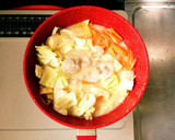 エビと野菜の長崎ちゃんぽんラーメン作り方4写真