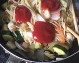 シーフードMIX☆ズッキーニのナポリタン作り方10写真