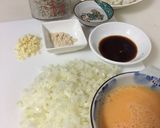 しらすチャーハン明太子添え作り方1写真