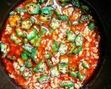 はんぺん豆腐バーグ・オクラ挽肉ダレ作り方4写真