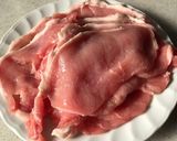 フライパンで豚ロースのトマト&野菜煮込〜作り方1写真