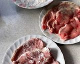 フライパンで豚ロースのトマト&野菜煮込〜作り方2写真