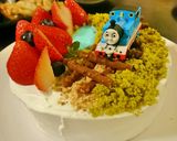森と湖のトーマスケーキ作り方13写真