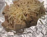 ♡簡単♡サラダチキンのチーズ焼き作り方2写真