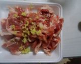 我が家のしょうが焼き(∩´∀`∩)作り方1写真