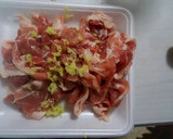 我が家のしょうが焼き(∩´∀`∩)作り方1写真