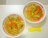 エビと野菜の長崎ちゃんぽんラーメン作り方9写真