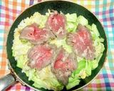 絶品！ローストビーフで包んで炒飯！作り方5写真