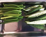 ニンニクの芽とオクラのスタミナ肉巻き♡作り方1写真
