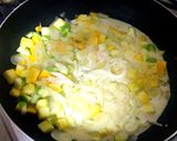 生ハムとズッキーニのクリームパスタ *ﾟ作り方3写真
