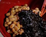 ふわふわ玉子の海苔の佃煮納豆トースト！作り方3写真