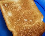 ふわふわ玉子の海苔の佃煮納豆トースト！作り方7写真