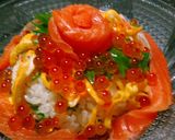 簡単♪サーモンとイクラの親子丼☆作り方6写真