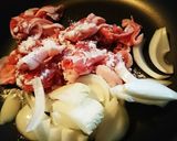 簡単おいしい！！☆豚肉と卵のいりつけ☆作り方1写真