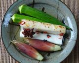 オクラとながいものピクルス作り方4写真