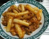 鶏肉とでトッポッキ作り方4写真