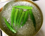 絹豆腐とオクラのトロトロ作り方1写真