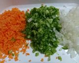お手軽♪コンビーフハッシュ入り焼きめし♪作り方1写真